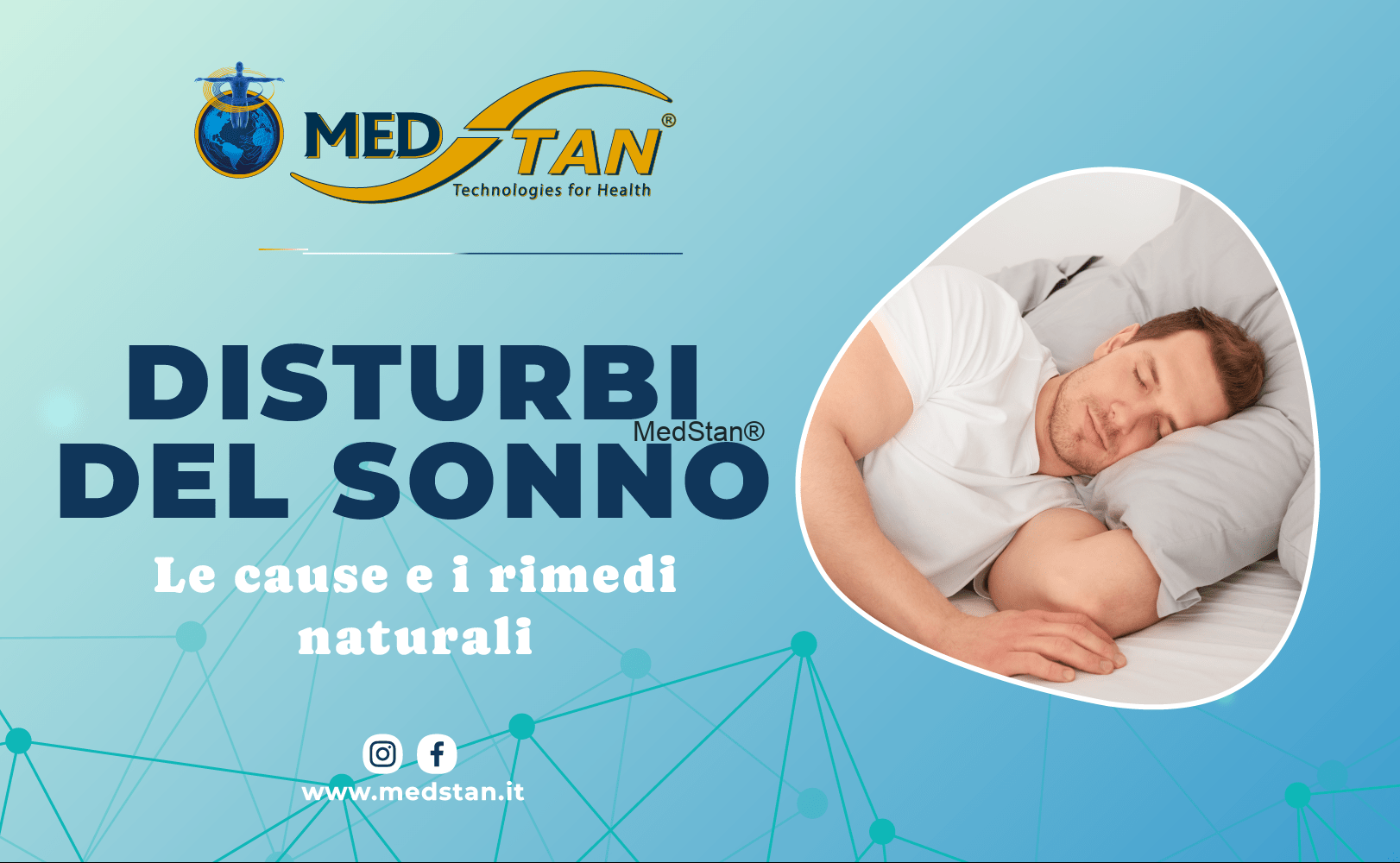 DISTURBI DEL SONNO - Le cause e i rimedi naturali - Medstan.it